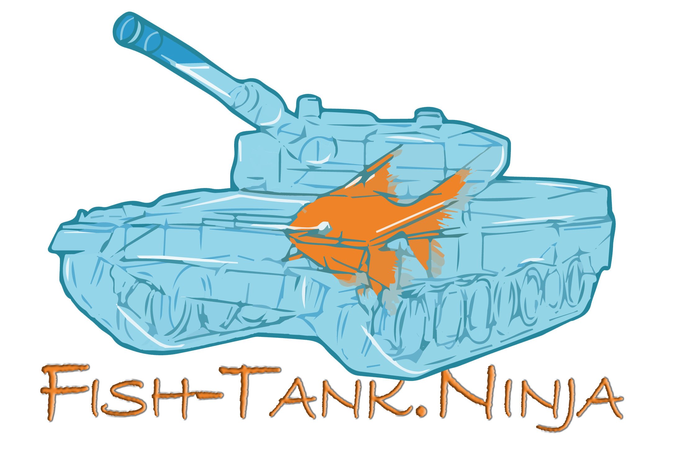It's a bloody fish in a tank! its a bloody fish in a tank
